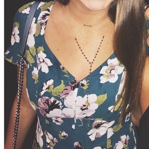 Leith Floral Tie Back Romper